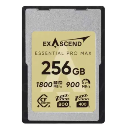 Exascend Essential Pro Max PCIe Gen4x1 CFexpress Type-A 256GB