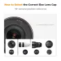 K&F Concept K&F 62MM Lens Caps Kit 3 PCS