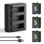 K&F Concept K&F DJI Osmo Action 5 Pro 3x Battery + Charger