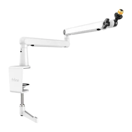 Fifine BM88W mikrofonu galda statīvs balts