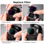 K&F Concept K&F Dronu DJI AIR 2S Filtru komplekts ND8/PL+ND16/PL+ND32/PL+ND64/PL
