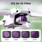 K&F Concept K&F Dronu DJI AIR 2S Filtru komplekts ND8/PL+ND16/PL+ND32/PL+ND64/PL