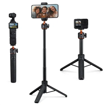 K&F Concept K&F 65см Настольная подставка и селфи-палка с 360 шаровой головой