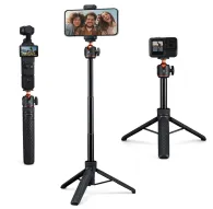 K&F Concept K&F 65cm Galda statīvs un Selfie nūja ar 360 bumbu galvuK&F Concept K&F 65cm Galda statīvs un Selfie nūja ar 360 bumbu galvu