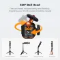 K&F Concept K&F 65см Настольная подставка и селфи-палка с 360 шаровой головой