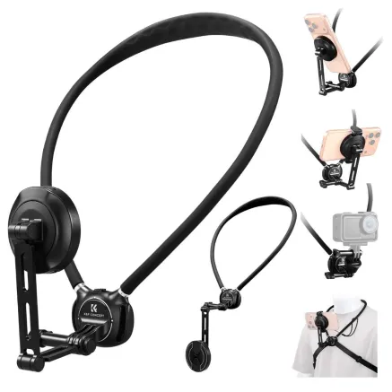 K&F Concept KU0026F 65cm neck mount - Magnetic holder for POV shots