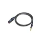 Infinitek L-2T2S mikrofonu kabelis 6.0mm XLR (F) / JACK TRS 6.3mm 3m