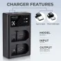 K&F Concept K&F EN-EL15 Двухканальное Зарядное Устройство