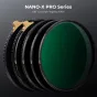 K&F Concept 67MM NANO-X Pro Misiņa Rāmja ND1000 Filtrs