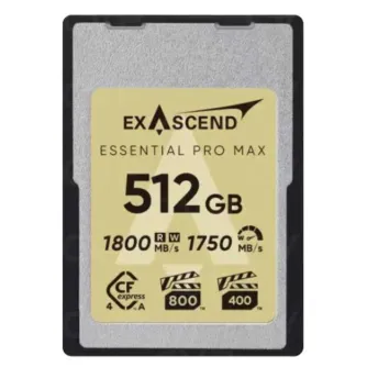 Exascend Essential Pro Max PCIe Gen4x2 CFexpress Type-B 4.0 512GB