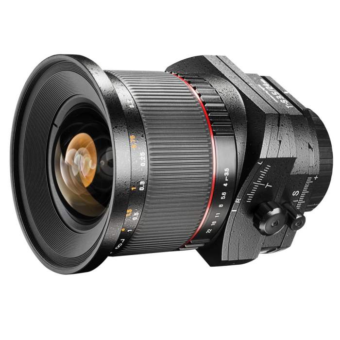 walimex pro 24/3,5 T-S DSLR Canon EF black 18895 - Objektīvi