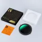 K&F 37MM Nano-X Multifunkcionālais CPL+Mainīgais/Fader ND 232 filtrs