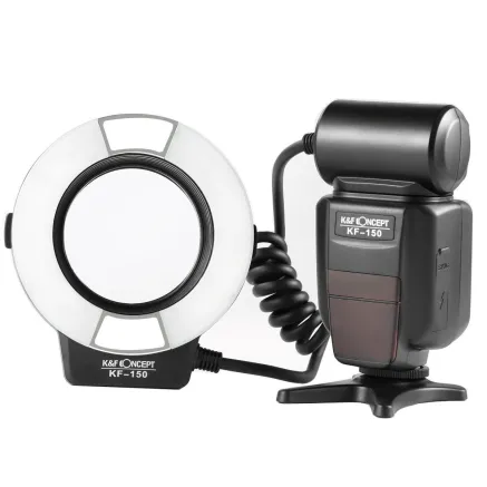 K&F Concept KF150 TTL Макро Кольцевая Вспышка для Canon EOS Rebel GN14