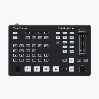 CineTreak Cinelive V1 - Multi-camera livestream switcher with 4 HDMI inputs