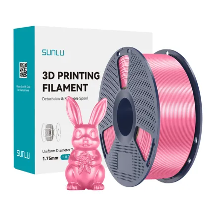 Sunlu PLA+ Silk Filaments Rozā