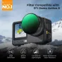 K&F Concept Adjustable ND4-32 Filter for DJI Osmo Action 6