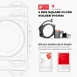 K&F Concept 100*150*2MM Square Hard Graduated GND8