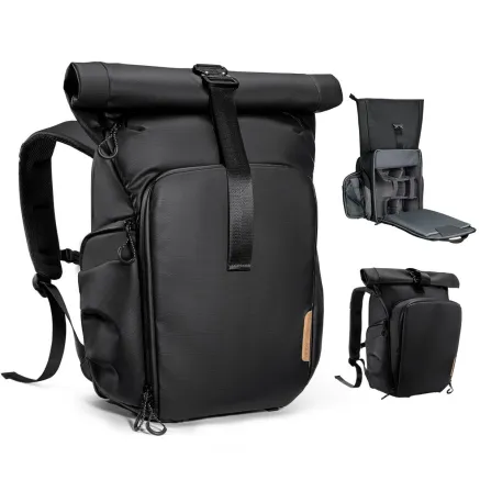 K&F Concept Mugursoma 20L Nature Wander 11 Melna