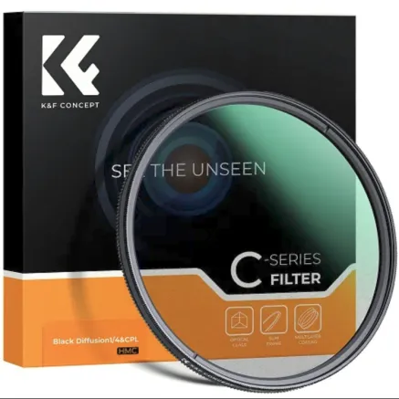 K&F Concept 72MM Multi-functional CPL+Black Mist 1/4 Filter