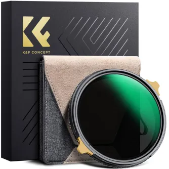 K&F Concept 72MM NANO-X Pro Brass Frame CPL+Variable ND2-32 Filter