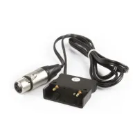 Swit S-7100A Gold Mount akumulatora pin uz 4-pin XLR kabelisSwit S-7100A Gold Mount akumulatora pin uz 4-pin XLR kabelis