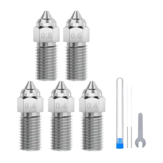 ELEGOO Neptune 4 4 Pro комплект сопел из закаленной стали 0.4mm x3 0.6mm x1 
