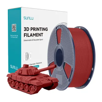 Sunlu PLA+ Augstas Ātruma Sarkanā Filamenta