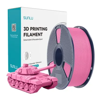 Sunlu PLA+ Augstas Ātruma Rozā Filaments