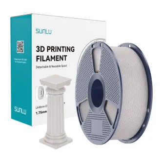 Sunlu PLA High-Speed Marble Filament Gaiši pelēks