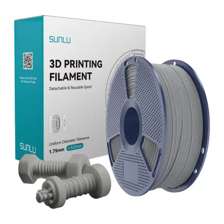 Sunlu ABS augstas ātruma pelēks - 1.75mm, 1kg, 350mm/s