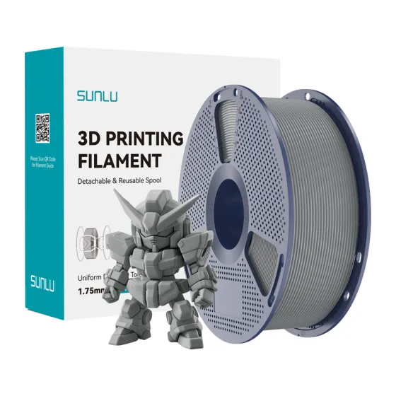 Sunlu PLA+ 2.0 Filaments Pelēks