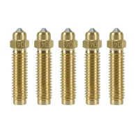 0.4 mm Hardened Brass Nozzle Set for ELEGOO Centauri Carbon0.4 mm Hardened Brass Nozzle Set for ELEGOO Centauri Carbon