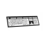 LogicKeyboard Braille/Large 8 точек Черный на Белом PC UK