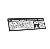 LogicKeyboard Braille/Large 8 точек Черный на Белом PC UKLogicKeyboard Braille/Large 8 точек Черный на Белом PC UK