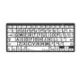 LogicKeyboard Braille/LargePrint Melns uz Balta MAC UK