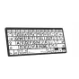LogicKeyboard Braille/LargePrint Черный на Белом MAC UK