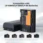 K&F Concept Canon LP-E6NH Комплект Батарей 2600mAh