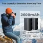 K&F Concept Canon LP-E6NH Akumulatoru Komplekts 2600mAh