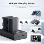 K&F Concept Canon LP-E6NH Akumulatoru Komplekts 2600mAh