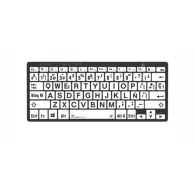 Logickeyboard Braille/LargePrint Black on White PC UKLogickeyboard Braille/LargePrint Black on White PC UK