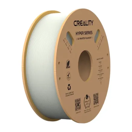 Creality Hyper PLA Filaments Balts 1.75mm 1kg