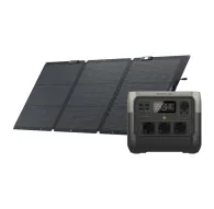 EcoFlow River 2 Pro jaudas stacija + 160W fotovoltāņu panelis