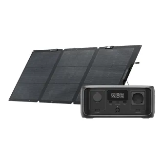 EcoFlow River 3 UPS источник питания + 160W солнечная панель