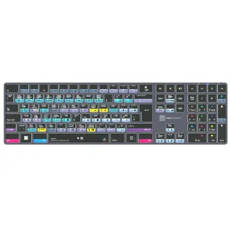 LogicKeyboard DaVinci Resolve TITAN Bezvadu Apgaismotā Tastatūra