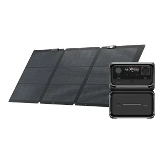 EcoFlow River 3 Max Plus 858Wh 160W solar panel
