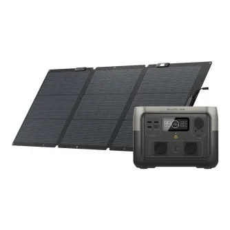 EcoFlow River 2 Max станция питания + 160W солнечная панель