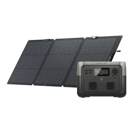 EcoFlow River 2 Max станция питания + 160W солнечная панель