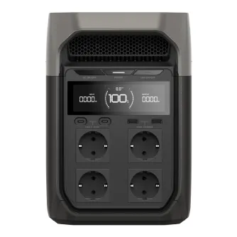 EcoFlow Delta 3 jaudas stacija + 400W fotovoltāņu panelis