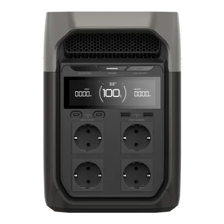 EcoFlow Delta 3 jaudas stacija + 400W fotovoltāņu panelis