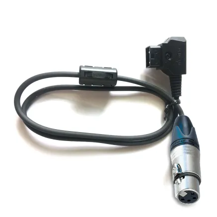 D-TAP (M) to 4 pin XLR (F) power cable 0,6 m
